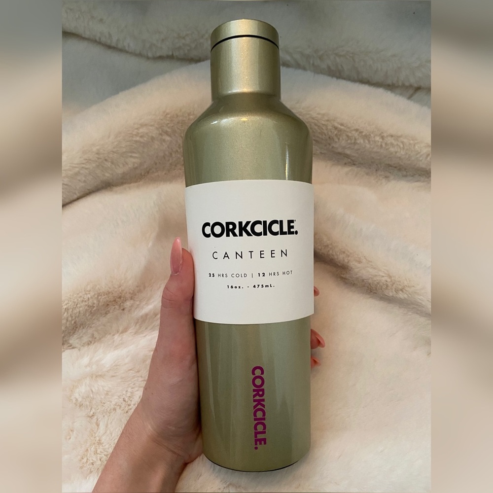 16oz Corkcicle Canteen - Unicorn Magic (Gold)